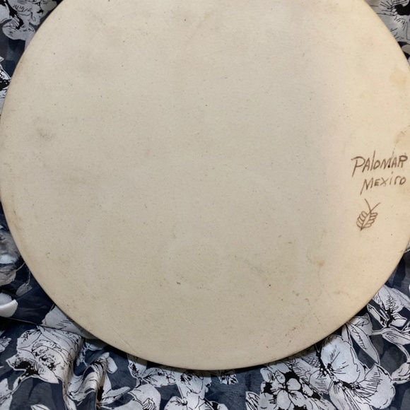 Ken Edwards El Palomar Mexico Tonala 10" deep  plate Tonala - Picture 6 of 10